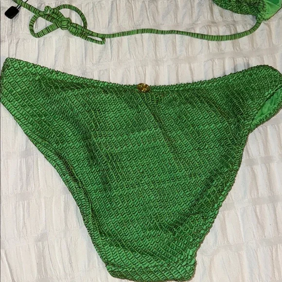 NWOT Vix Paulahermanny Green Textured Bikini Set - Picture 7 of 8
